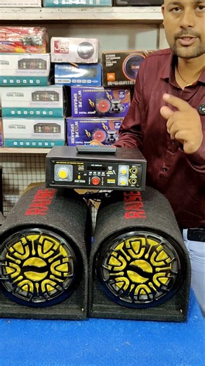 AC DC Amplifier with fan+8inch D seap Bass tube #shors #repairingshop #sunilrepairingcentre