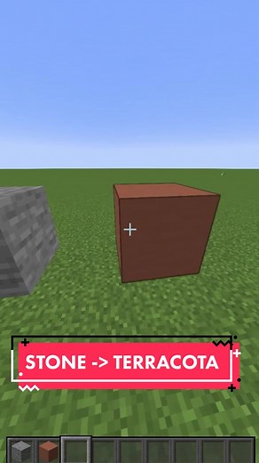 Cómo convertir piedra en terracota en Minecraft 1.19