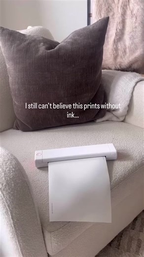 An inkless portable printer that’s ready for any job, wherever you go 🖨️ Shop now at the link in bio. #amazonfinds #amazongadgets #printer 🎥: @myblessedhome