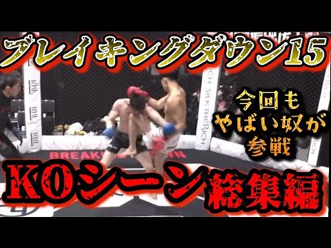 【ブレイキングダウン15】KOシーン総集編！ひな壇も積極的にスパーリングに参戦！朝倉未来も驚く程、今回はやばすぎる！【朝倉未来/ブレイキングダウン/BreakingDown/オーディション/朝倉海】