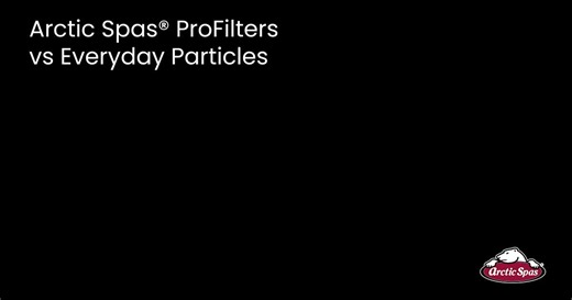 Crystal clear water has always been something to strive for, but we’ve made it a reality. Arctic Spas® ProFilters can capture particles up to 1/70th the size of a human hair, ensuring your hot tub water looks as clean on Day 180 as it did on Day 1. arcticspas.com/features/smart-filtration/ | Arctic Spas