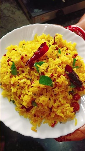 Viral Lemon Rice Recipe 🥰 #shorts #shortsfeed #lemonrice #rice #youtubeshorts #viral #recipe