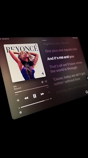 Explore Beyoncé's Heartfelt Ballad '1 1' Lyrics