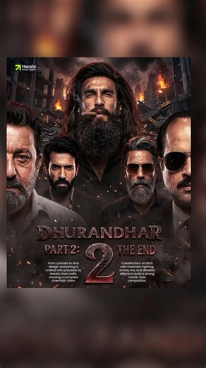 Cinematic Banner Editing in Photoshop | Dhurander Movie Poster Design Tutorial