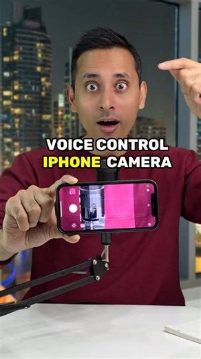ROHIT KAPOOR on Instagram: "Easy trick to Control iphone Camera with Voice 🔥 #iphone #tipsandtricks #camera #VoiceControl #techrater"