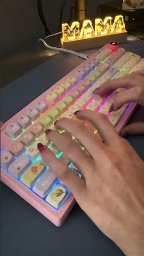 ASMR Keyboard Typing Sounds 🎧 Relaxing, Satisfying & Cute Aesthetic
