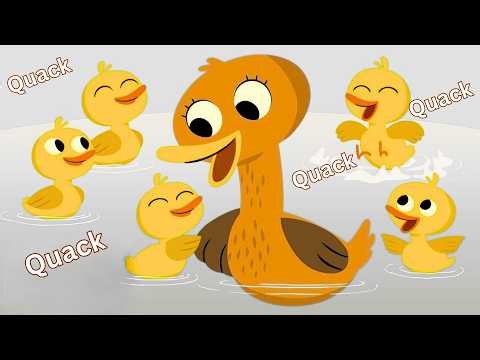 Five Little Ducks Adventure Remix 🦆 | Fun Counting Story for Preschoolers | Learning Song 4K