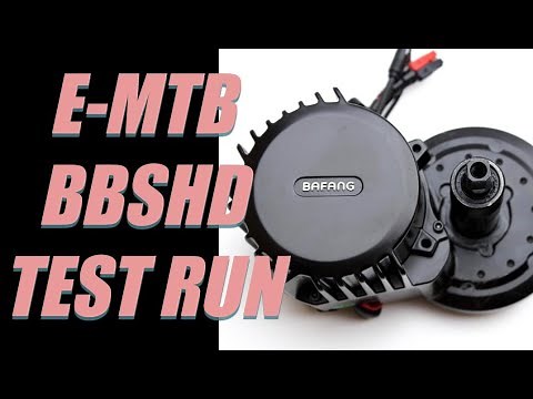37mph top speed Bafang BBSHD 1000w 52v 17ah DIY electric mountain bike test run