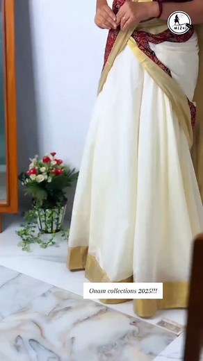 4.2K views · 307 reactions | For orders whatsapp 7510948150, 9074511064 Checkout www.mizhiboutique.com Code:-MZ996 #ajrakh #instagram #fyi #trendingreels #onam | Sona Mizhi | Facebook