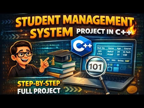 C++ Project: Student Management System Step by Step