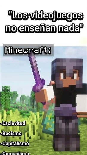 Minecraft es educación! #minecraft #minecraftmemes #minecraftseries #minecraftreallife