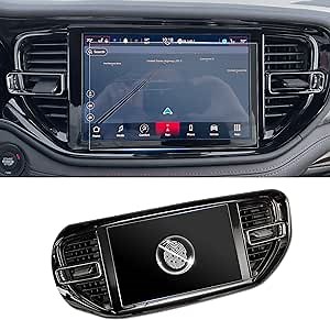 R RUIYA Matte Screen Protector for 2021-2024 Dodge Durango Uconnect 5 w/10.1-Inch Touchscreen Anti-Fingerprint Anti-Glare Tempered Glass for 2024 Dodge Durango Accessories (Matte Film)