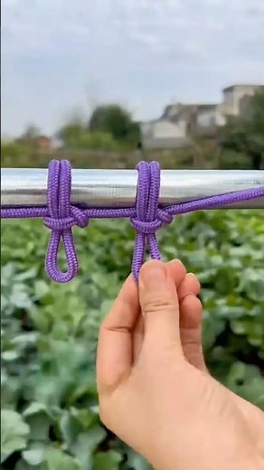 A Secure Knot for Clotheslines #knowledge #knot #rope