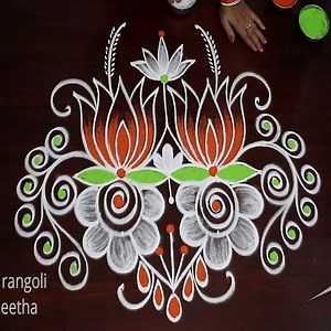 549K views · 7.9K reactions | Diy Simple Lotus kolam for Beginners _ Trendy & small rangoli by easy rangoli Suneetha #art #easy #kolam #small #Simple #artwork #designs #mugguludesigns #kolamarts #easyrangoli #simplemuggulu #rangolidesigns #rangoli arts | Easyrangoli suneetha | Facebook