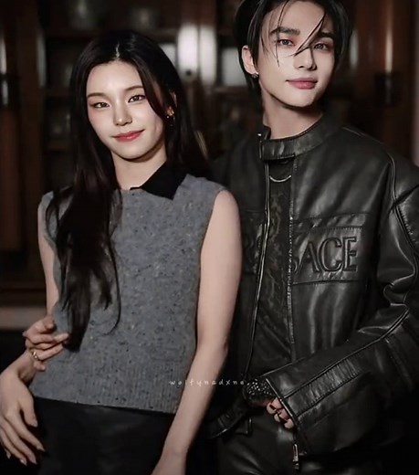 mr. & ms. hwang 📸🖤 #2hwang #2hwangcouple #yongyongz #hyunjin #yeji #skzitzy #straykids #itzy #fyp