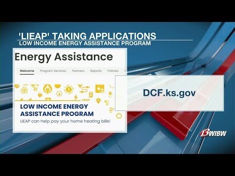 Low Income Energy Assistance Program applications being received