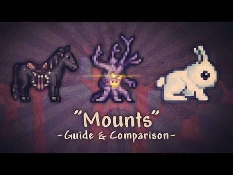 All 27 Mounts Guide & Comparison - Terraria 1.4.4.9
