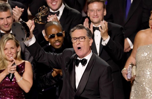 Stephen Colbert won Best Talk Series at Sunday's (14.09.25) Emmy Awards