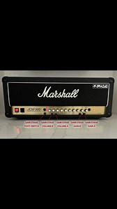 4-CHANNEL MOD for the MARSHALL JCM900 Dual Reverb with MERCURY TRANSFORMER. Tones at High End Boutique Amp level ! ♦️ Hot Rod Mod with added foot-switchable Gain Stage ♦️ 4 foot-switchable Channels with dedicated Gain Vol. Controls ♦️ Channel A: amazing Vintage Cleans to Classic Plexi Crunch. ♦️ Channel A w. Gain Stage ON: Fat 2203 JMP Crunch ♦️ Channel B: Fat Crunch to Moderate High Gain with tons of Low End. ♦️ Channel B w. Gain Stage ON: Liquid High Gain with endless sustain. ♦️ MERCURY MAGNE