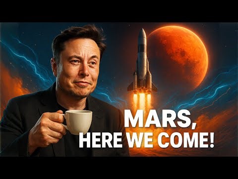 Elon Musk drank his coffee and we're off to Mars! 🚀☕