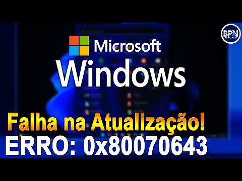 Atualização do Windows FALHANDO! Erro 0x80070643 - Como Resolver!