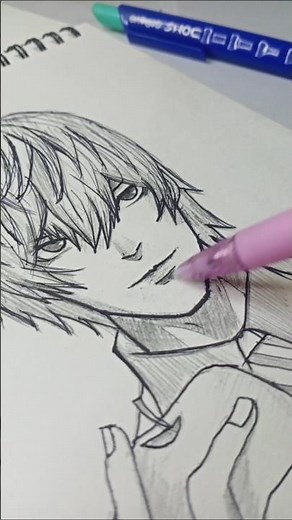 How To Draw Light Yagami (Death Note)