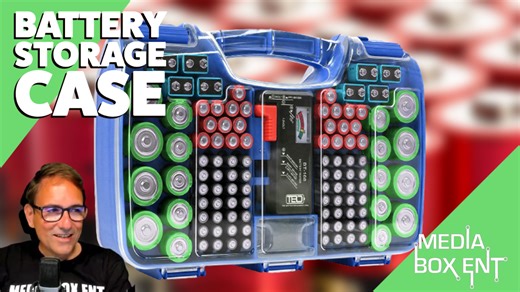 Watch The best battery organizer for all your batteries, fits 180 on Amazon Live