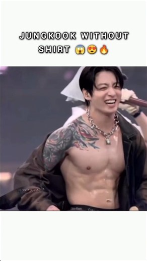 Jungkook without shirt 😱😍🔥 | #jungkook #1k #jeoneditz