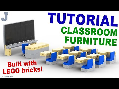 LEGO Classroom Furniture How To Tutorial