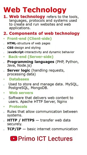 Web technology