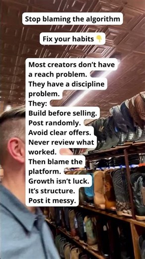 It's not the algorithm...