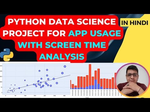 App Usage With Screen Time Analysis || Python Data Science Project || DataCode With Sharad