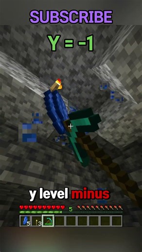 Best Y level to find Minecraft ores faster 😳 #minecraft #usa #shorts