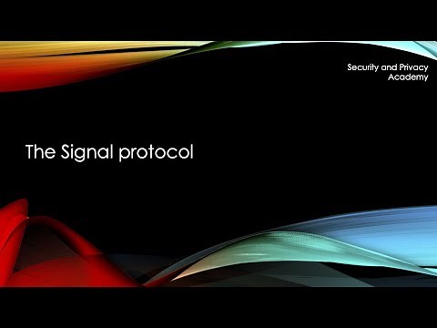 The Signal Protocol explained