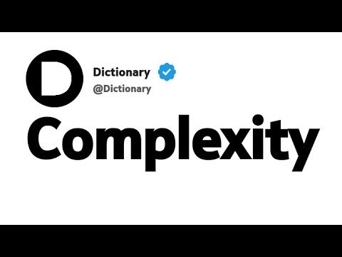 Complexity Synonyms | Similar Words