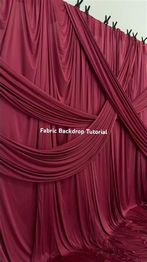 Fabric Backdrop Tutorial | London Content Studio