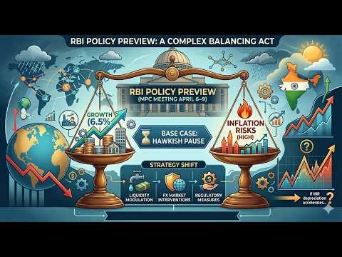 RBI Policy Preview: Navigating Inflation Risks, Currency Pressures