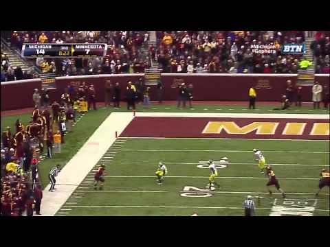 2012 Michigan football highlights at Minnesota