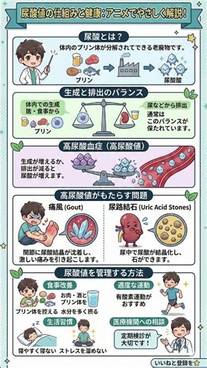 【痛風の恐怖】なぜ尿酸値は上がるのか？放置すると危険な「尿路結石」のリスクと数値の下げ方をやさしく解説！