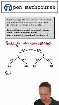 Bedingte Wahrscheinlichkeit | 57 #mathe #nachhilfe #abitur