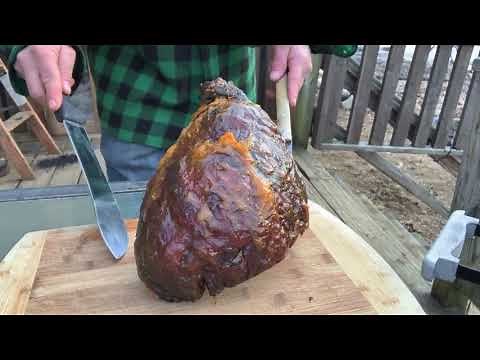 Our first homemade salt cured ham !