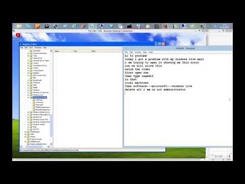 windows live mail could not be started. Closing Windows live mail.