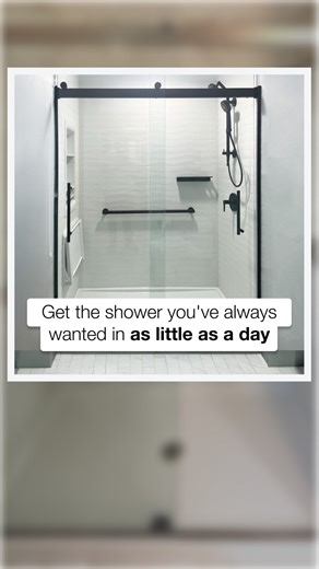 Ready for a new shower? Get $1,000 off your KOHLER LuxStone shower remodel today! With durable, crushed stone walls, a low-maintenance grout-free design and professional installation in as little as a day, this offer is too good to miss! | KOHLER | Facebook