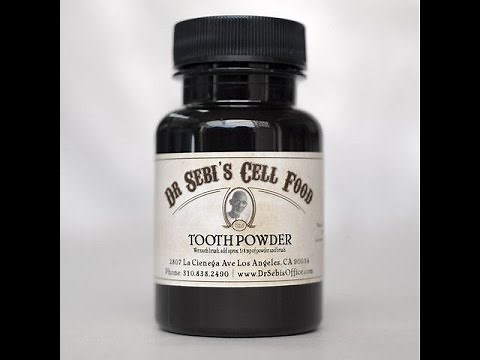 DR SEBI TOOTH POWDER - MAIN INGREDIENT USES (BAD BREATH)