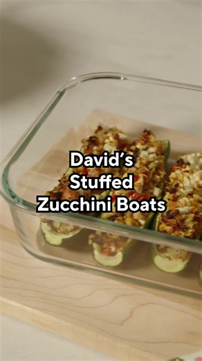 David Venable's Stuffed Zucchini Boats Recipe