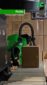 3.8K views | Spotted at #ProMat2023! Pickle Robot Company launches its truck unloading #robot arm! 烙 Read more about Pickle here  https://tcrn.ch/3TrWIpG | TechCrunch | Facebook