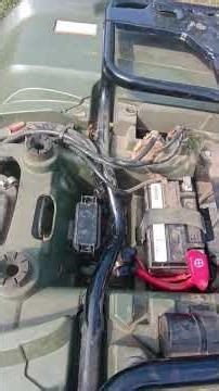 (2021 Honda Rancher 420) Dead battery issues