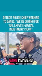 291K views · 9.9K reactions | Detroit Police Chief Todd Bettison is promising stepped-up enforcement after a wave of shootings in the city. Read more: themetrodetroitnews.com/detroit-police-chief-warning-to-gangs-were-coming-for-you-expect-federal-indictments-soon/ | Metro Detroit News | Facebook
