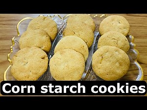 How to make Corn Starch Cookies: Corn Starch Cookies Recipe | Homemade Corn Starch Cookies | Cookies