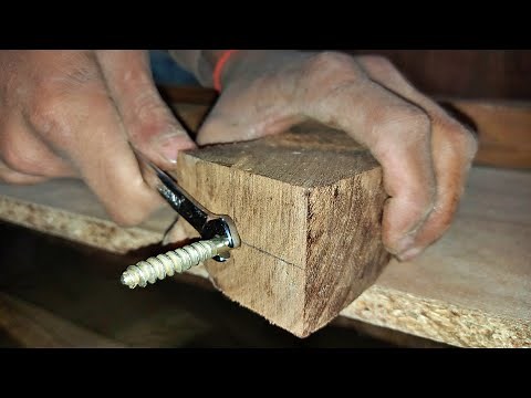 How To Use Double End Threaded Screw To Join Wood Easy Way